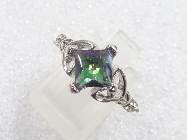 COLORED STONE FASHION RING / JP SIZE 12